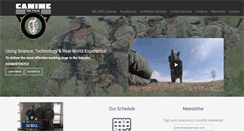 Desktop Screenshot of caninetactical.com